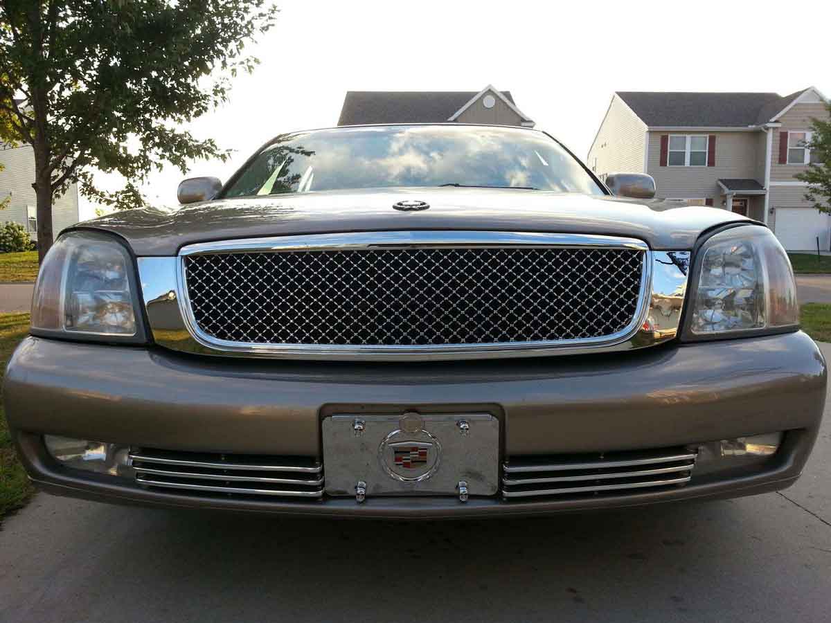 Cadillac Deville Chrome Bentley Mesh Grille Full Replacement Trim