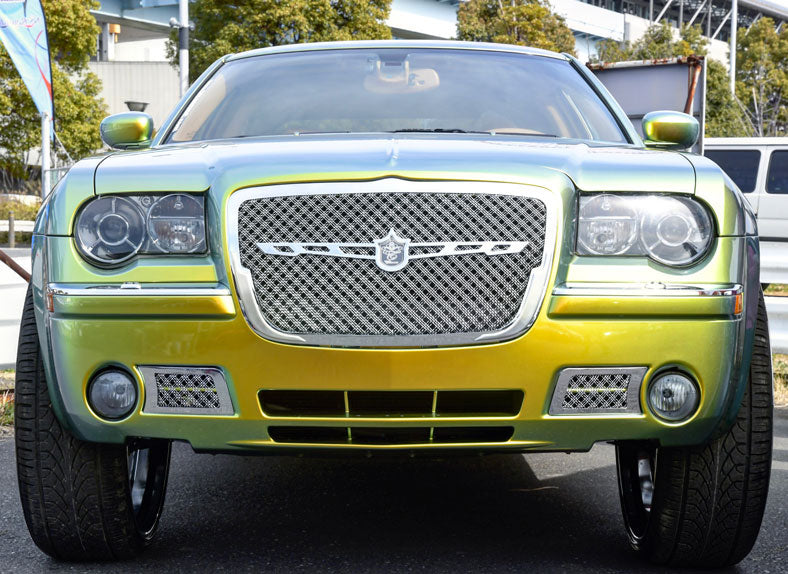 2005-2010 Chrysler 300 Chrome Bentley Mesh Grill Triple Weave Grille