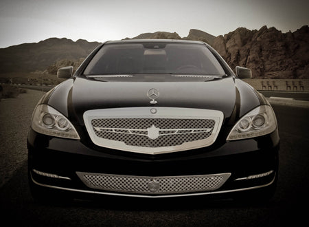 2010 Mercedes Benz S-550 4Matic Chrome Bentley Dual Weave Mesh Grille