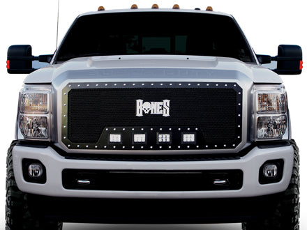 Ford F250 / F350 Powder Coated Black Mesh Off Road Grille