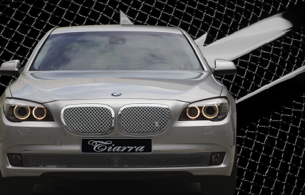 BMW 760Li Chrome Bentley Dual Weave Mesh Grille