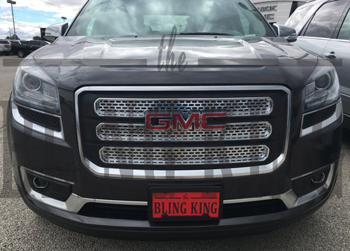 2013-2016 GMC Acadia Chrome Grille Insert Overlay Trim