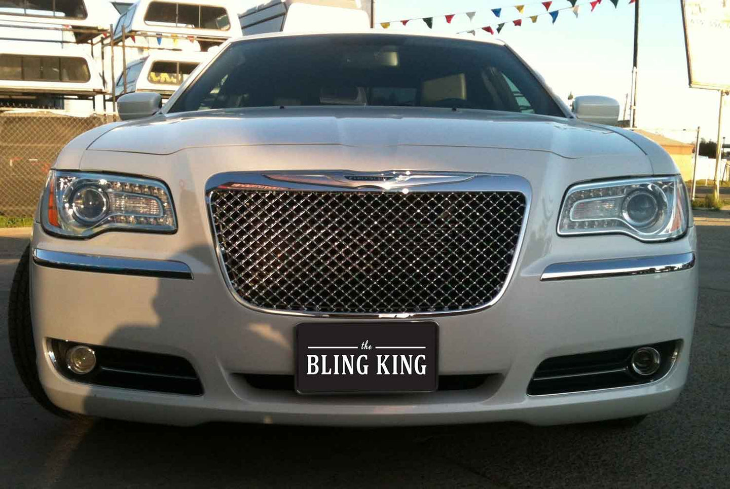 2011-2014 Chrysler 300 Chrome Grill Bentley Mesh Grille