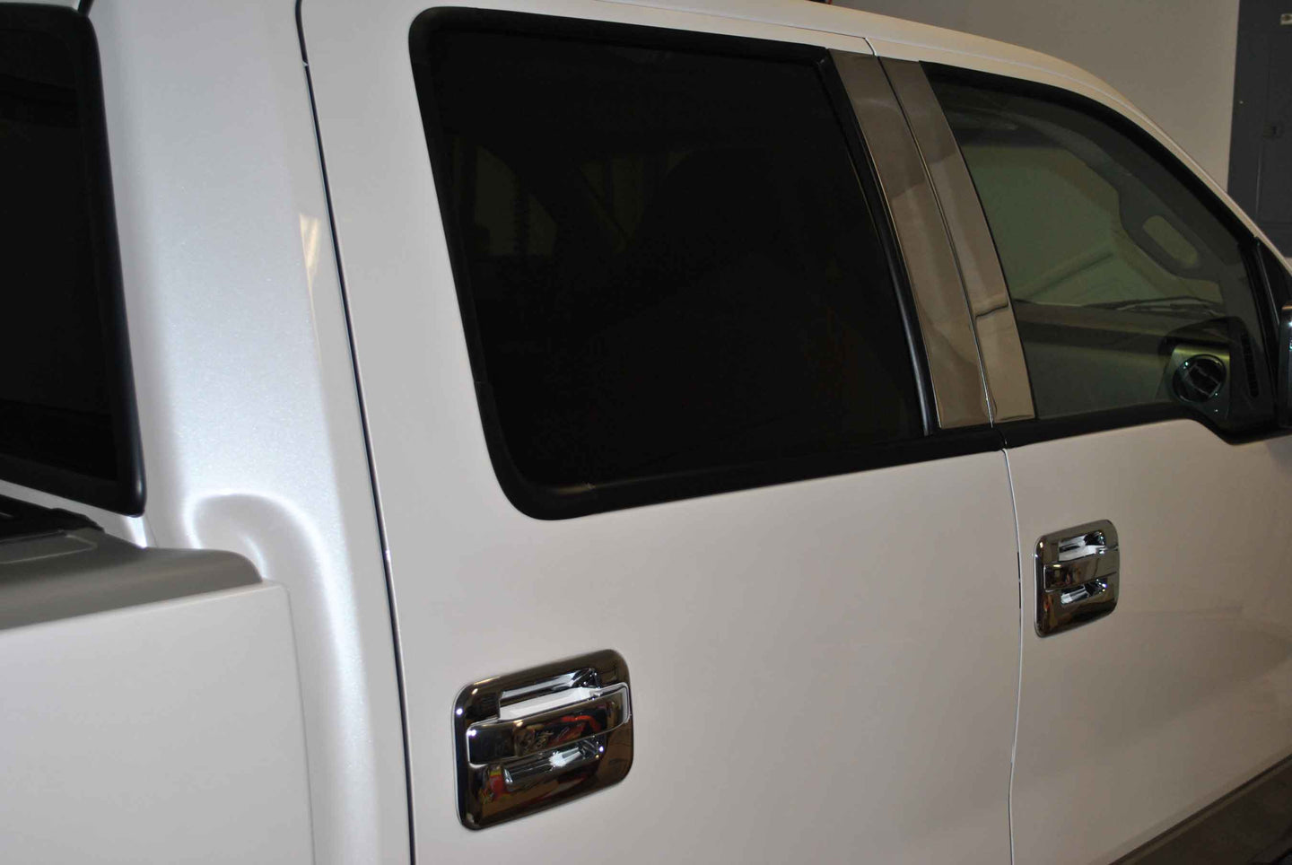 2004-2014 Ford F-150 Chrome Pillar Post Trim (4pc) Super/Crew