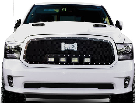 2013 Dodge Ram 1500 Powder Coated Black Mesh Off Road Grille