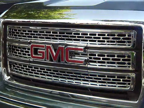 2014-2015 GMC Sierra Chrome Grille Insert Overlay Trim