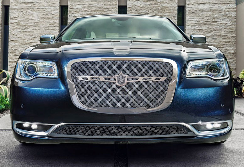 2015-2020 Chrysler 300 Chrome Bentley Mesh Grill Triple Weave Grille