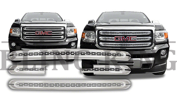 2015-2020 GMC Canyon Chrome Grille Insert Overlay Trim