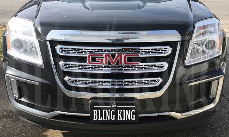 2016-2017-GMC-Terrain-chrome-grille-insert-grill-overlay-trim-molding-blingking