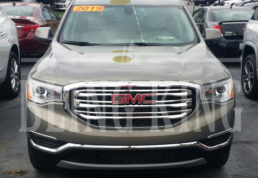 2017-2019 GMC Acadia Chrome Grille Insert Overlay Trim