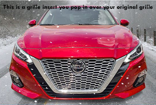 2019-2021 Nissan Altima Chrome Grille Insert Grill Overlay Trim