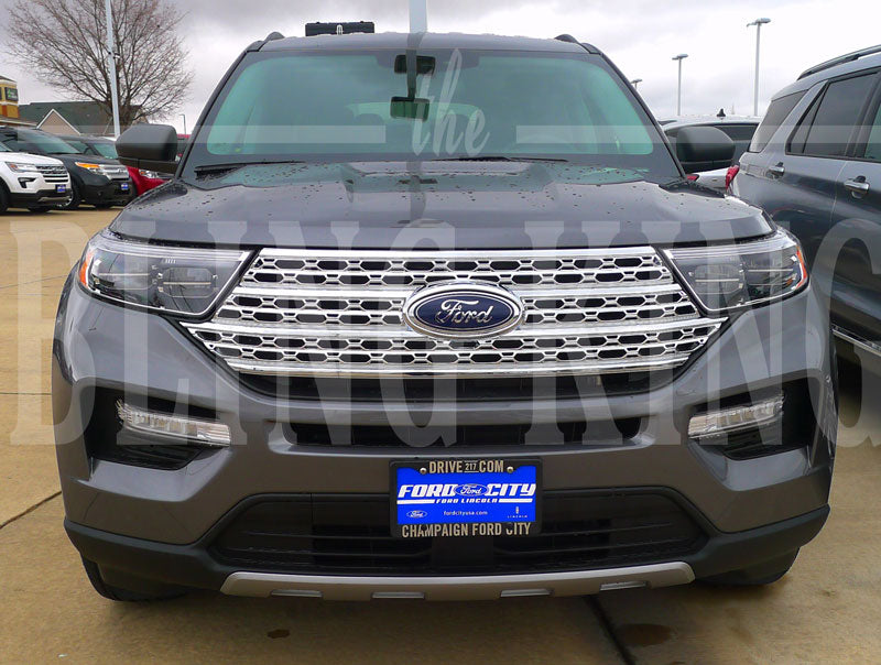 2020-2021 Ford Explorer Chrome Grille Insert Grill Overlay Trim (XLT/BASE Only)