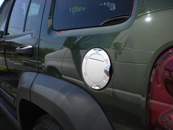 Jeep Liberty Chrome Fuel Door Gas Cap Cover Petro Trim